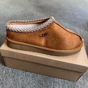 UGG Chestnut Suede Slippers